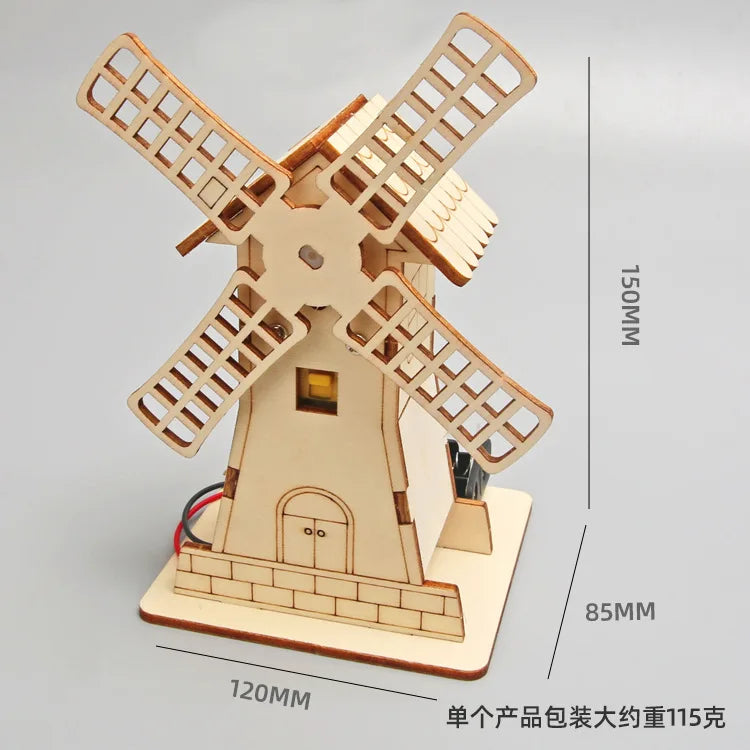Electric Windmill Hut Toys