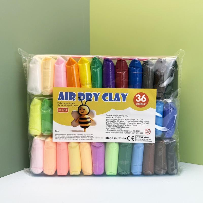 Air Dry Clay Set for Kids  Non-Toxic Modeling Clay, DIY Craft