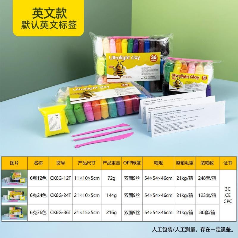 Air Dry Clay Set for Kids  Non-Toxic Modeling Clay, DIY Craft