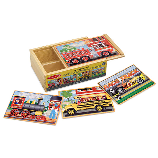 Vehicles Jigsaw Puzzle Set In Box